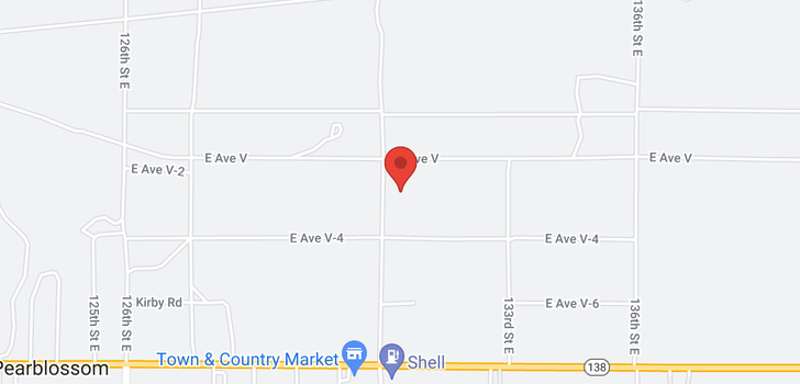 map of Vac/Cor Avenue V2/Longview Pearblossom, CA 93553